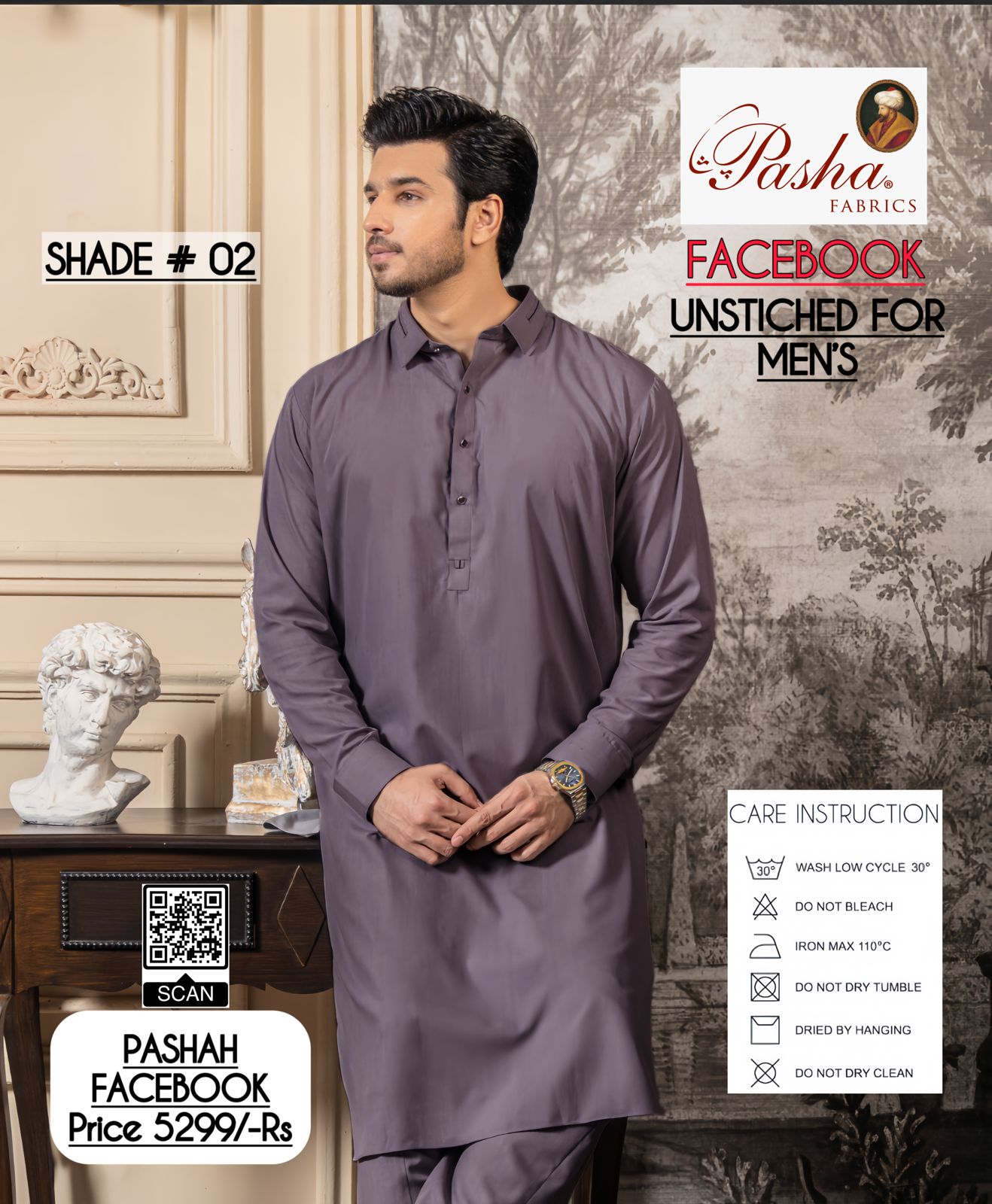 Pasha Winter Stuff Wash & Wear (Purple Color)