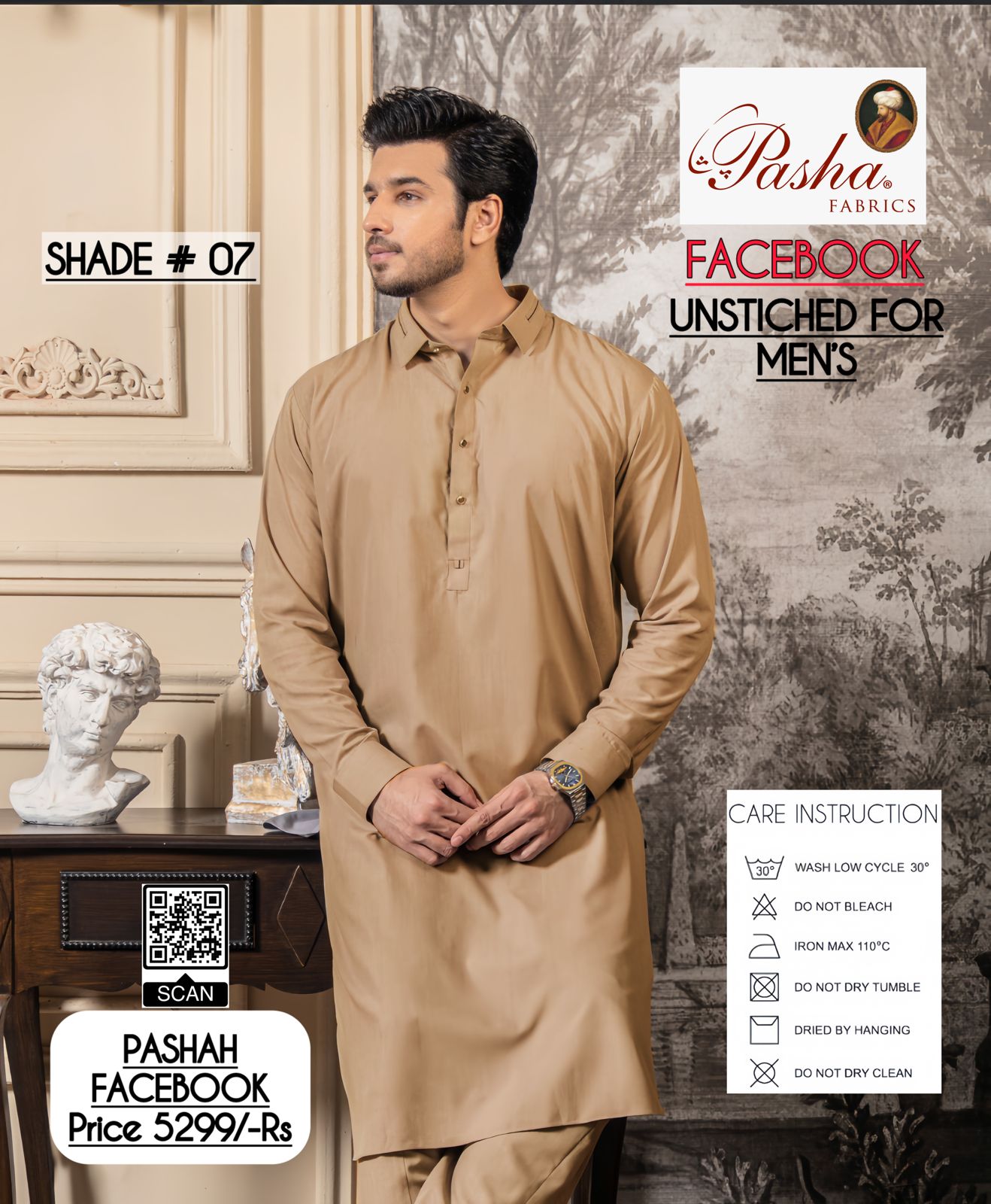 Pasha Winter Collection Wash And Wear (Skin Color)