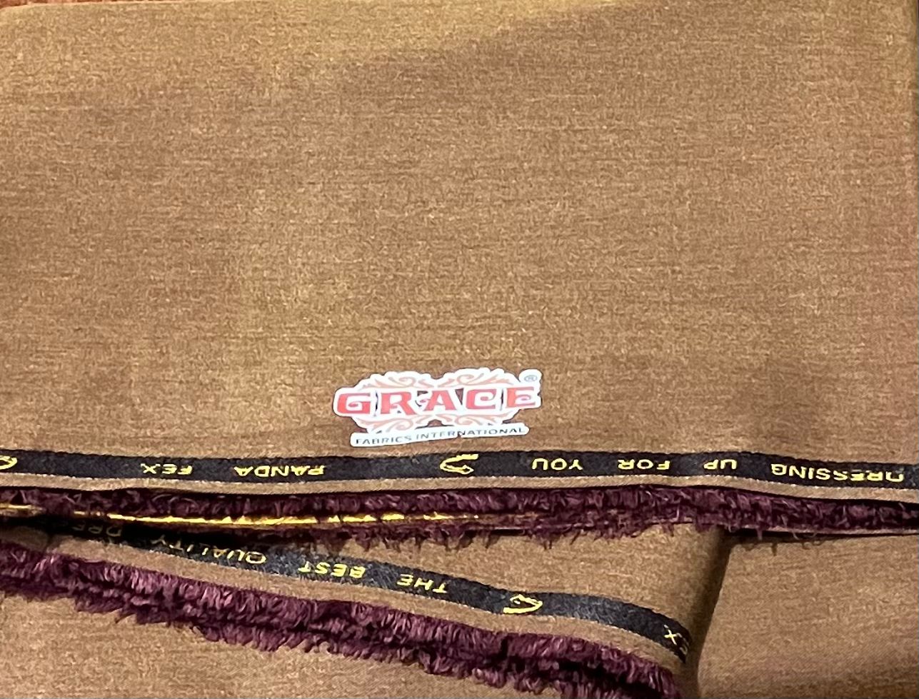 Grace Wash & Wear Winter Collection(Coffee Brown)Color