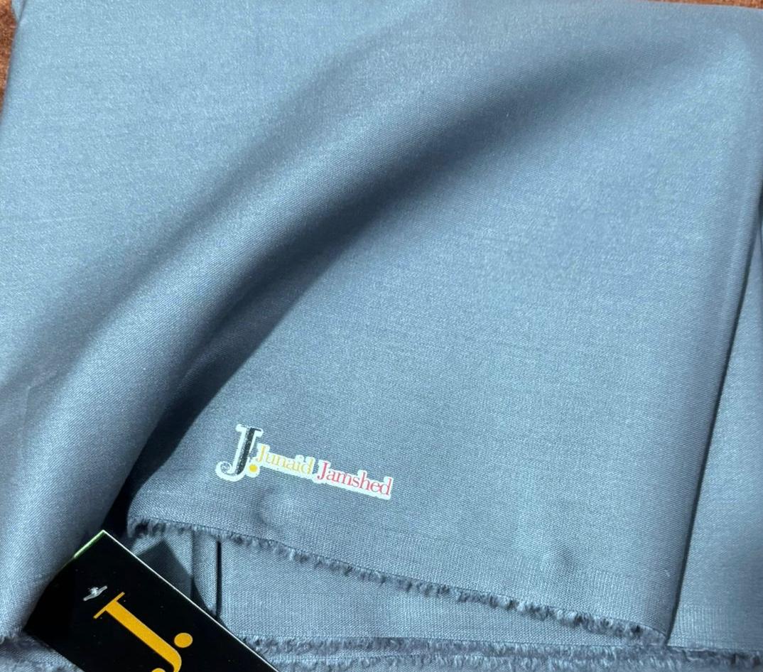 Junnaid Jamshed Original Winter Stuff Wash & Wear (dusty blue-gray color)