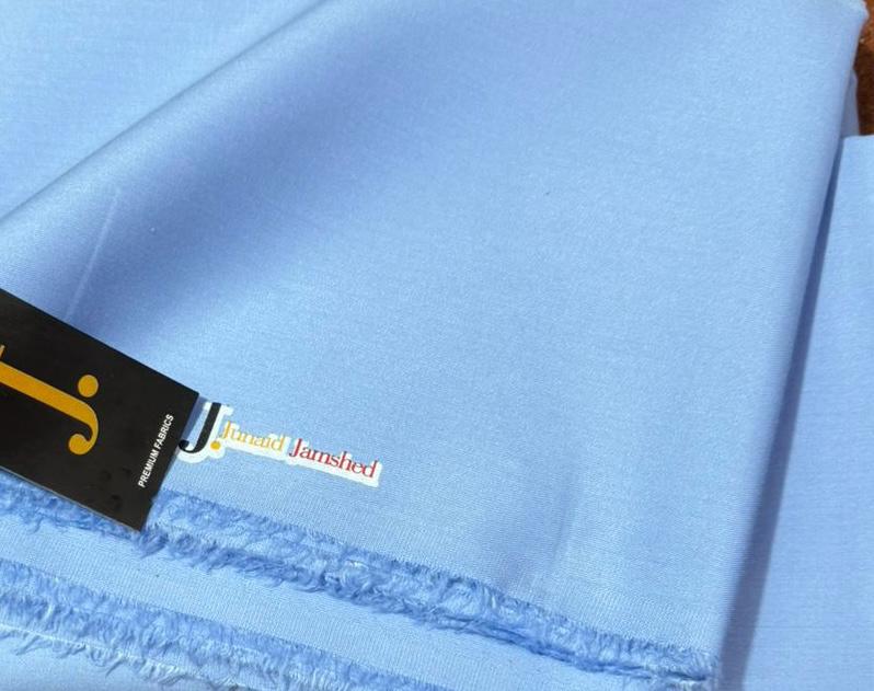 Junnaid Jamshed Original Winter Stuff Wash & Wear (Sky Blue Color )