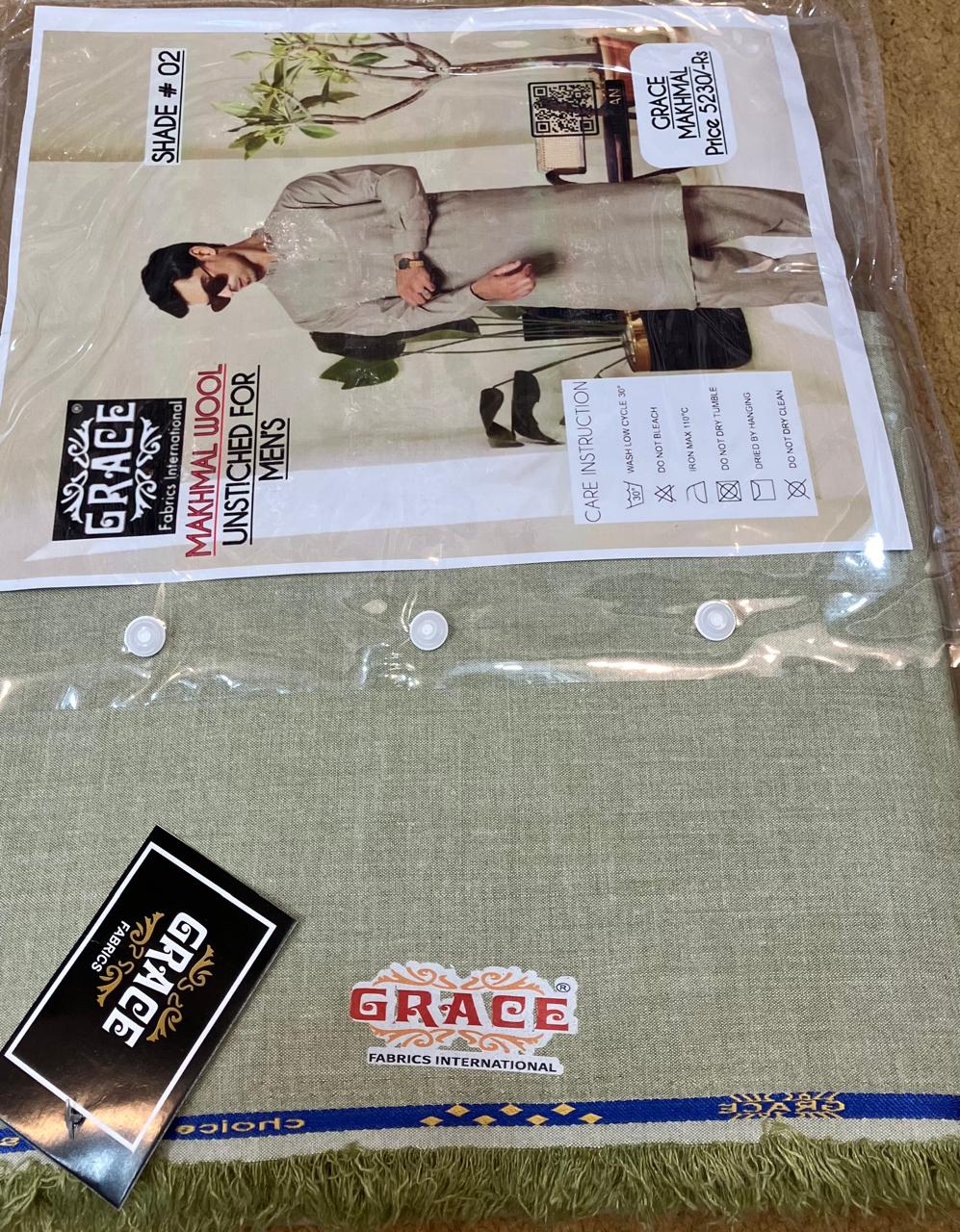 Grace Wash & Wear Winter Collection (Green Color)