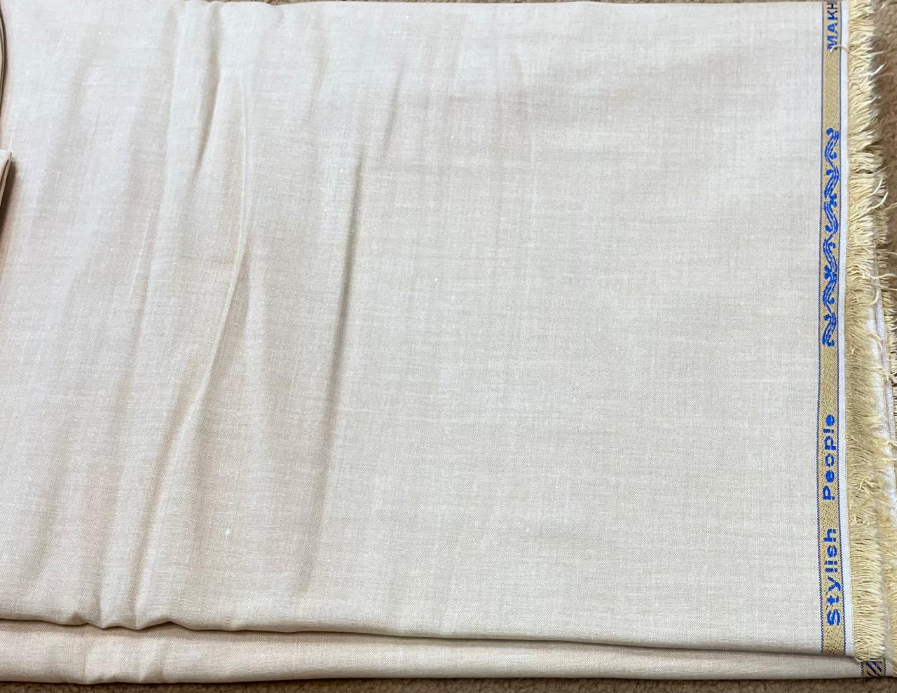 Grace Fabrics International Makhmal Wool – Unstitched for Men (Golden Beige)